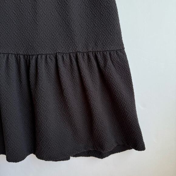 Free People Easy Street Mini Dress drop waist deep v back Extra Small Black - Picture 8 of 13